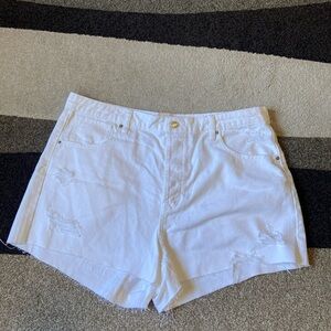 Women’s Wild Fable Jean Shorts Super High Rise Cut off Shorts Sz 16